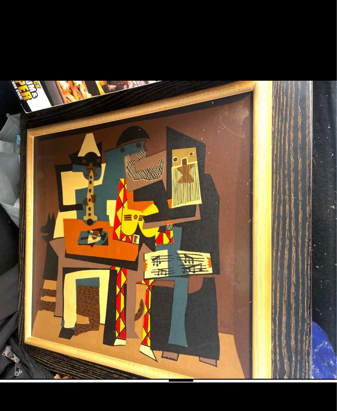 Vintage Abstract Art Painting