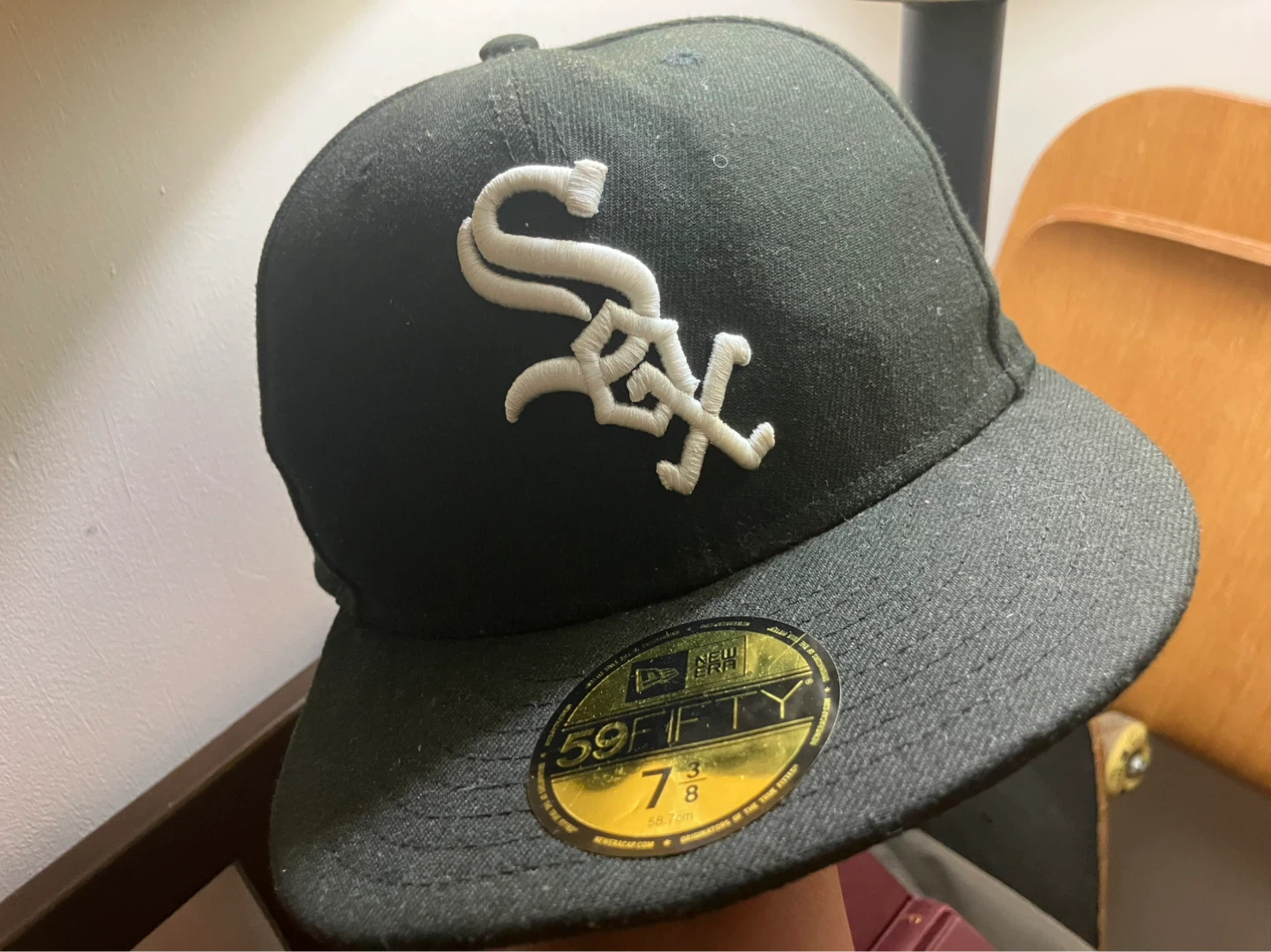 New Era Chicago White Sox 59FIFTY Fitted Hat Size 7 3/8