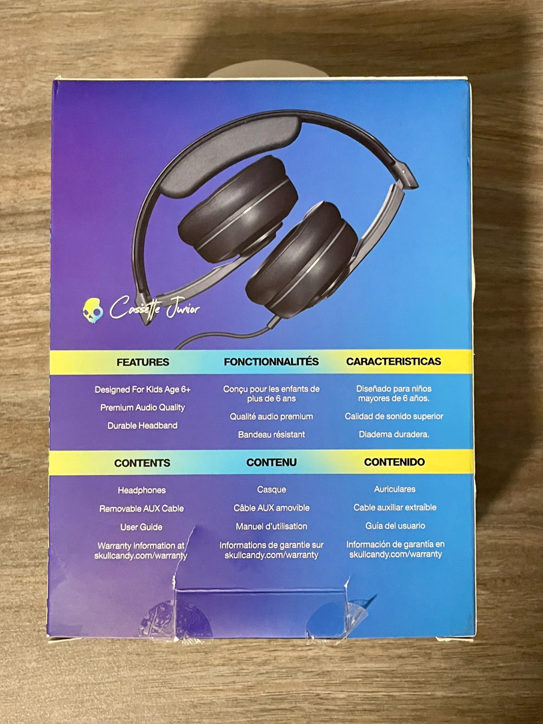 Skullcandy Cassette Junior Volume-Limited Kids Headphones - photo 2