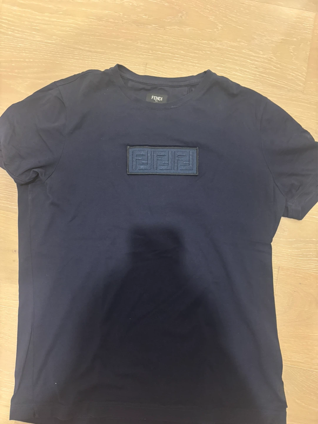 Fendi T-Shirt - Navy Blue - Size M