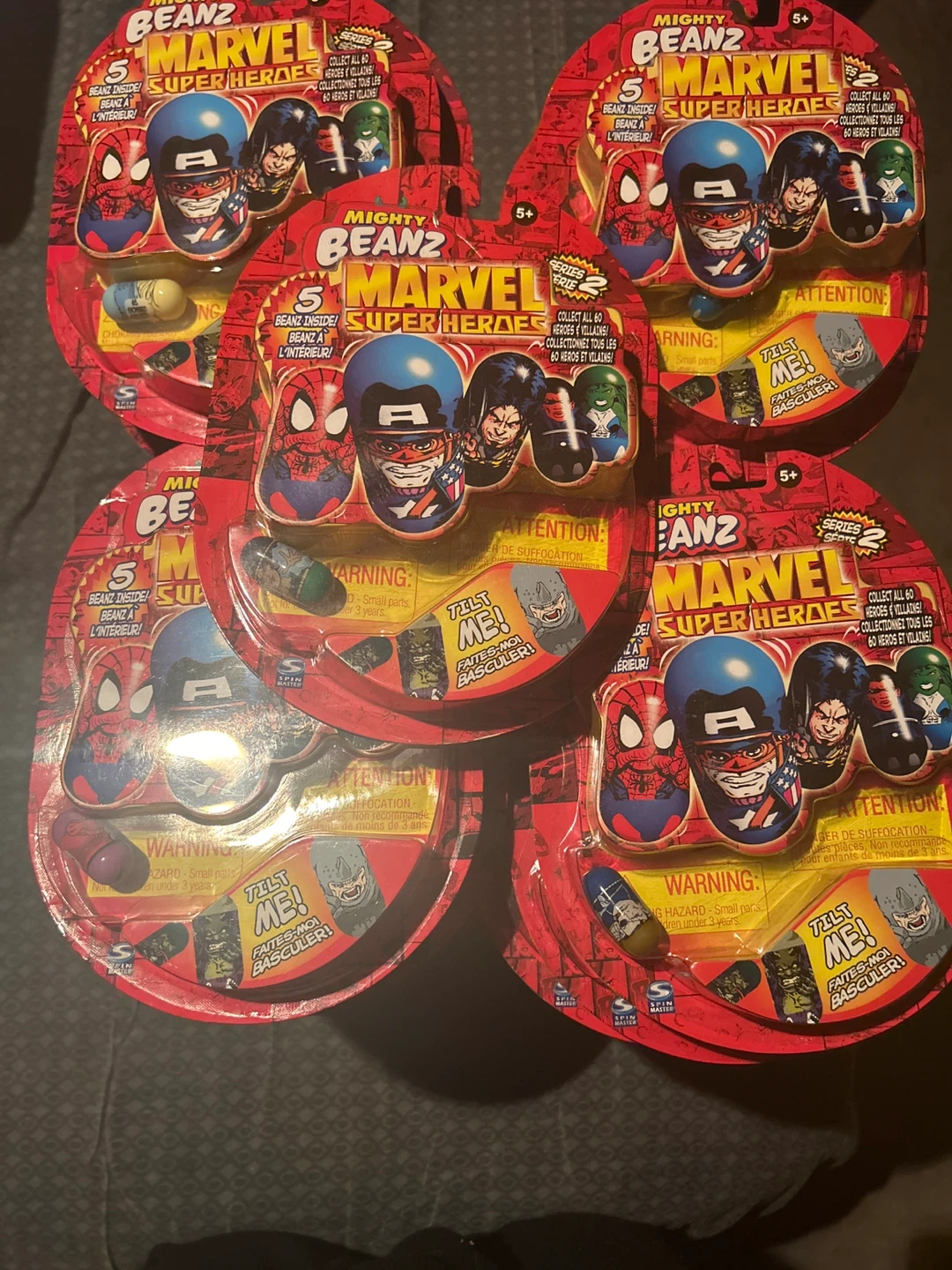 Mighty Beanz Marvel Super Heroes Collector Pack