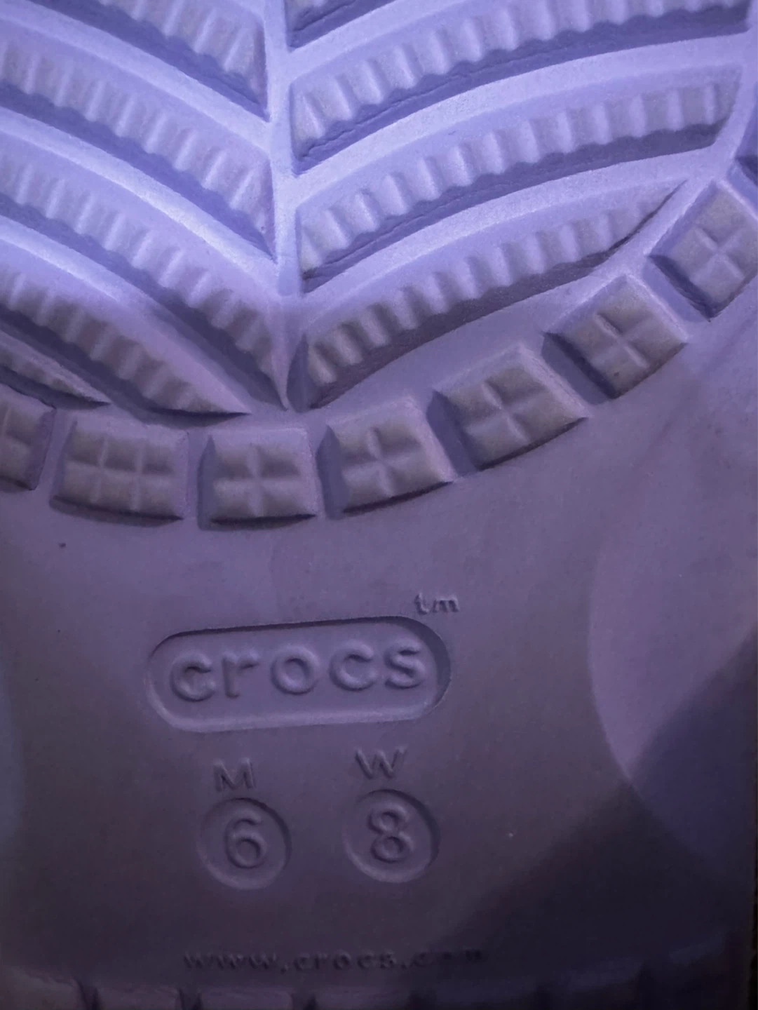 Crocs Classic Slide Sandals Purple Women's Size 8 - photo 3