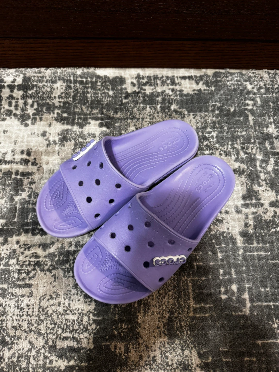 Crocs Classic Slide Sandals Purple Women's Size 8