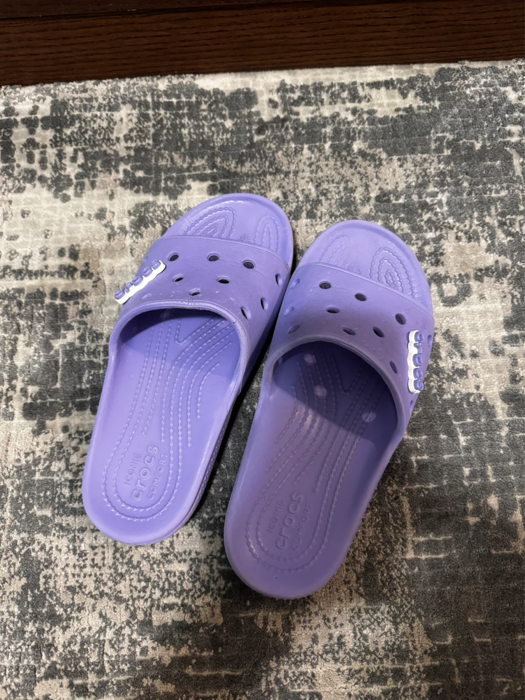 Crocs Classic Slide Sandals Purple Women's Size 8 - photo 2