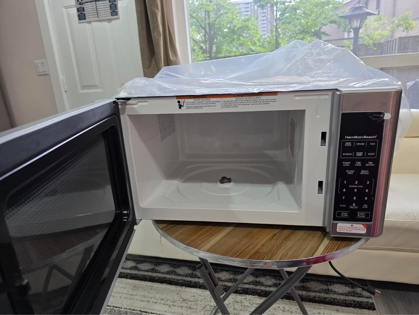 Hamilton Beach Microwave Oven 1.1 cu.ft. Stainless Steel - photo 4