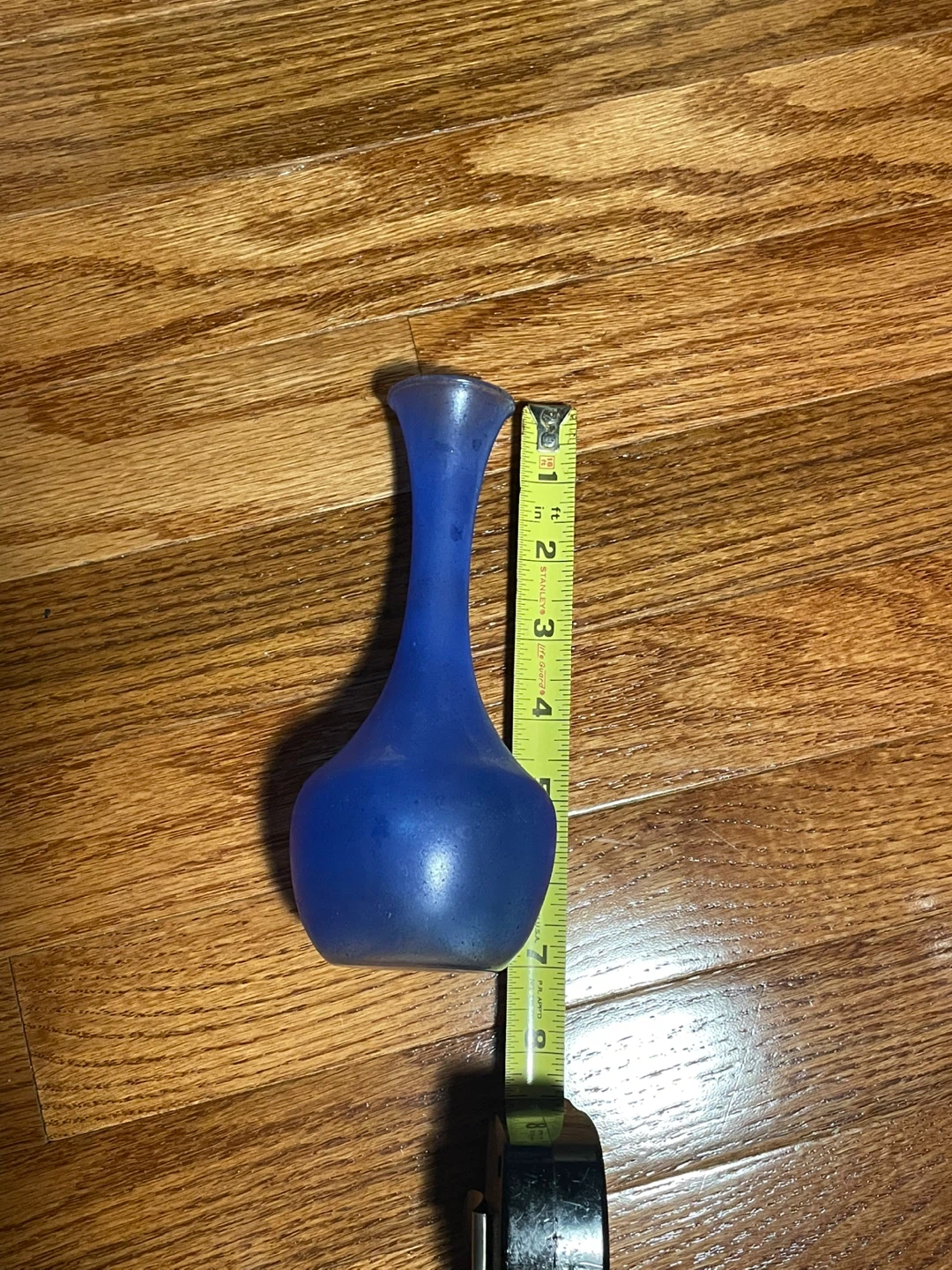 Blue Glass Bud Vase - photo 2
