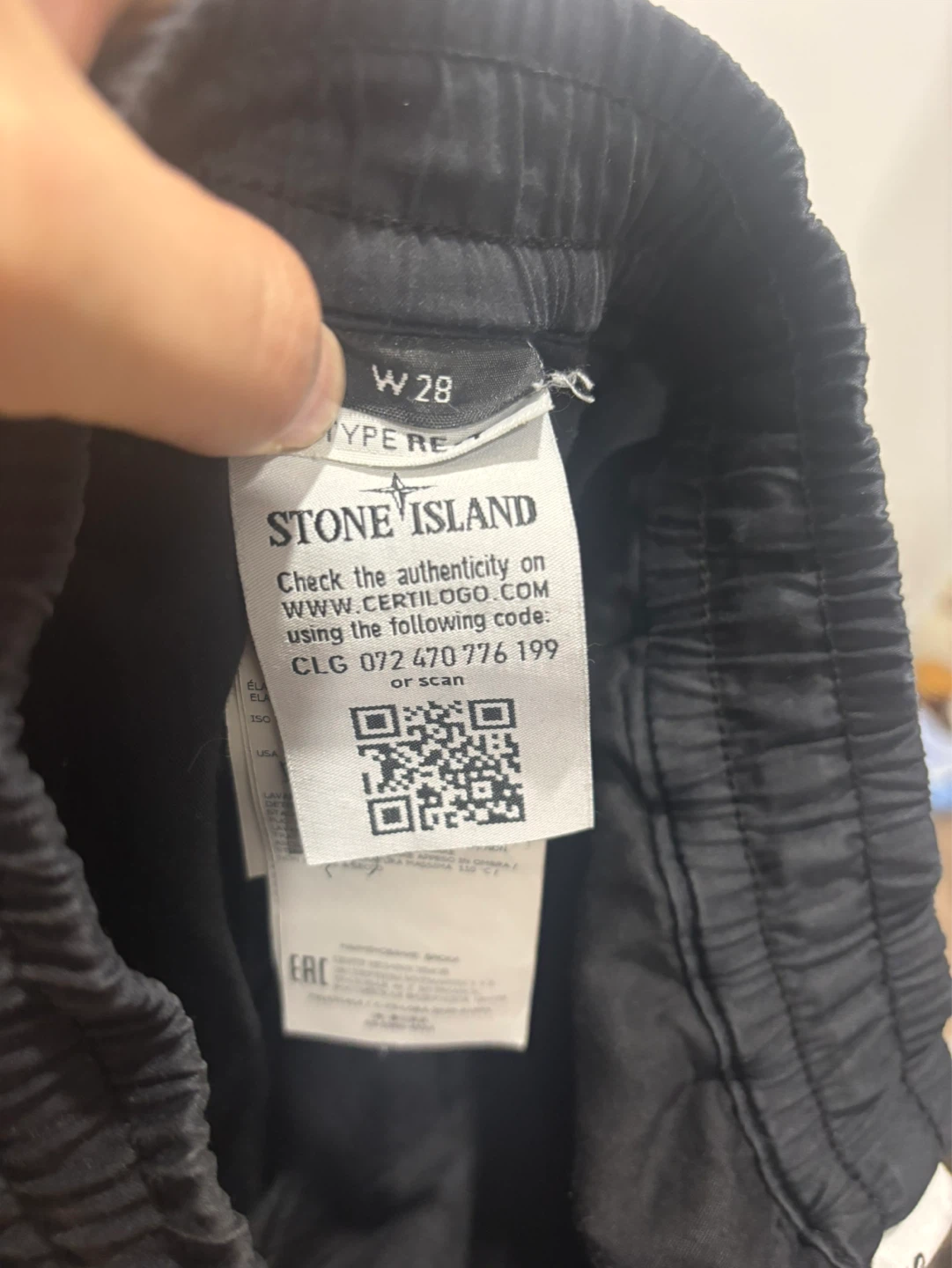 Stone Island Black Cargo jogger Pants - photo 4