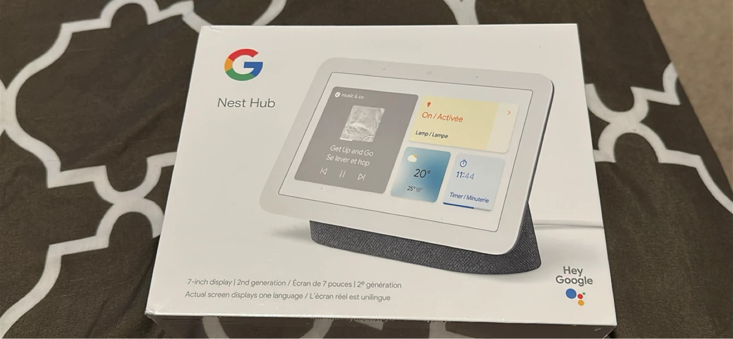Brand new Google Nest Hub (2nd Gen) Charcoal