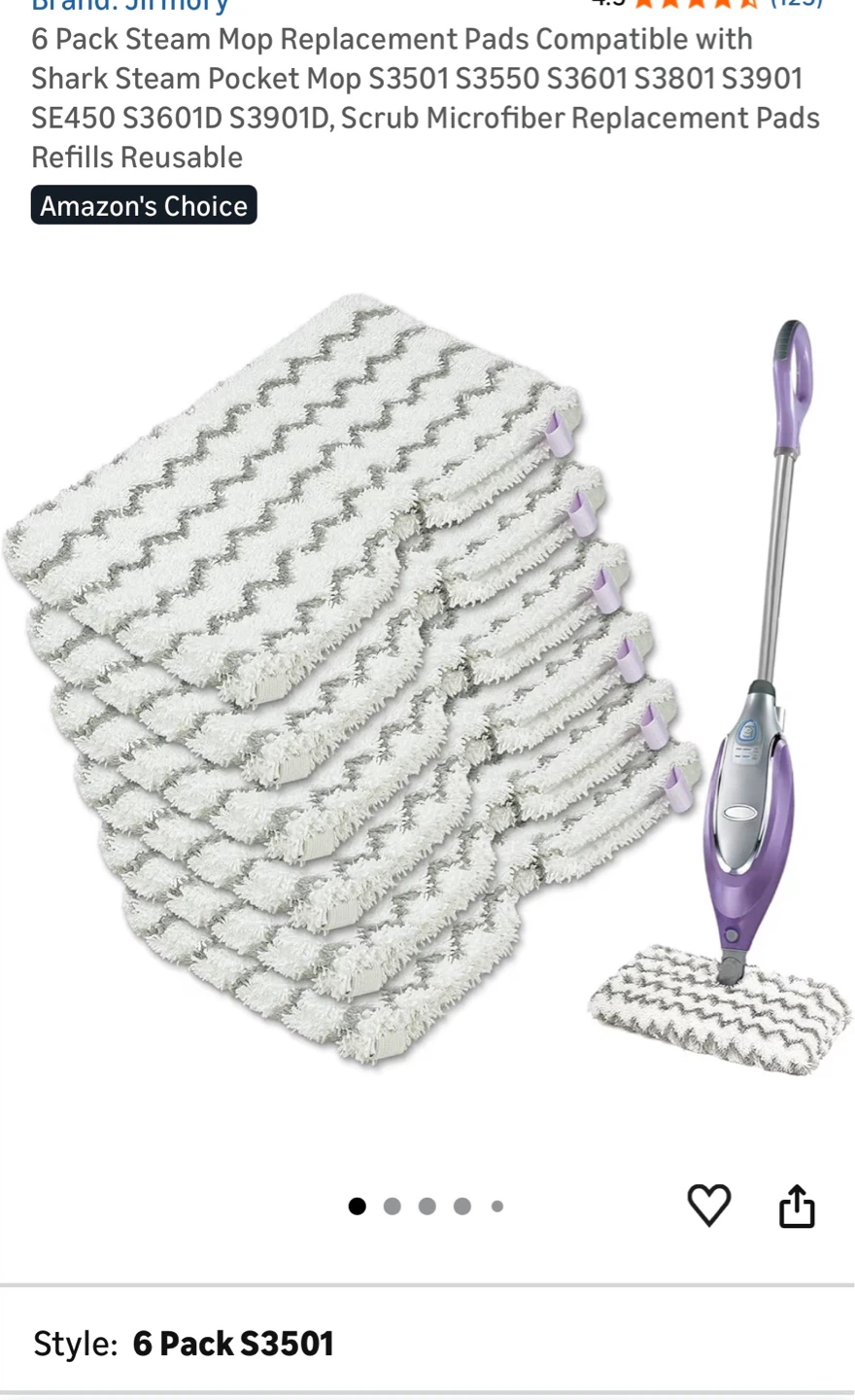 Mop Replacement Pads 6 Pack - photo 3