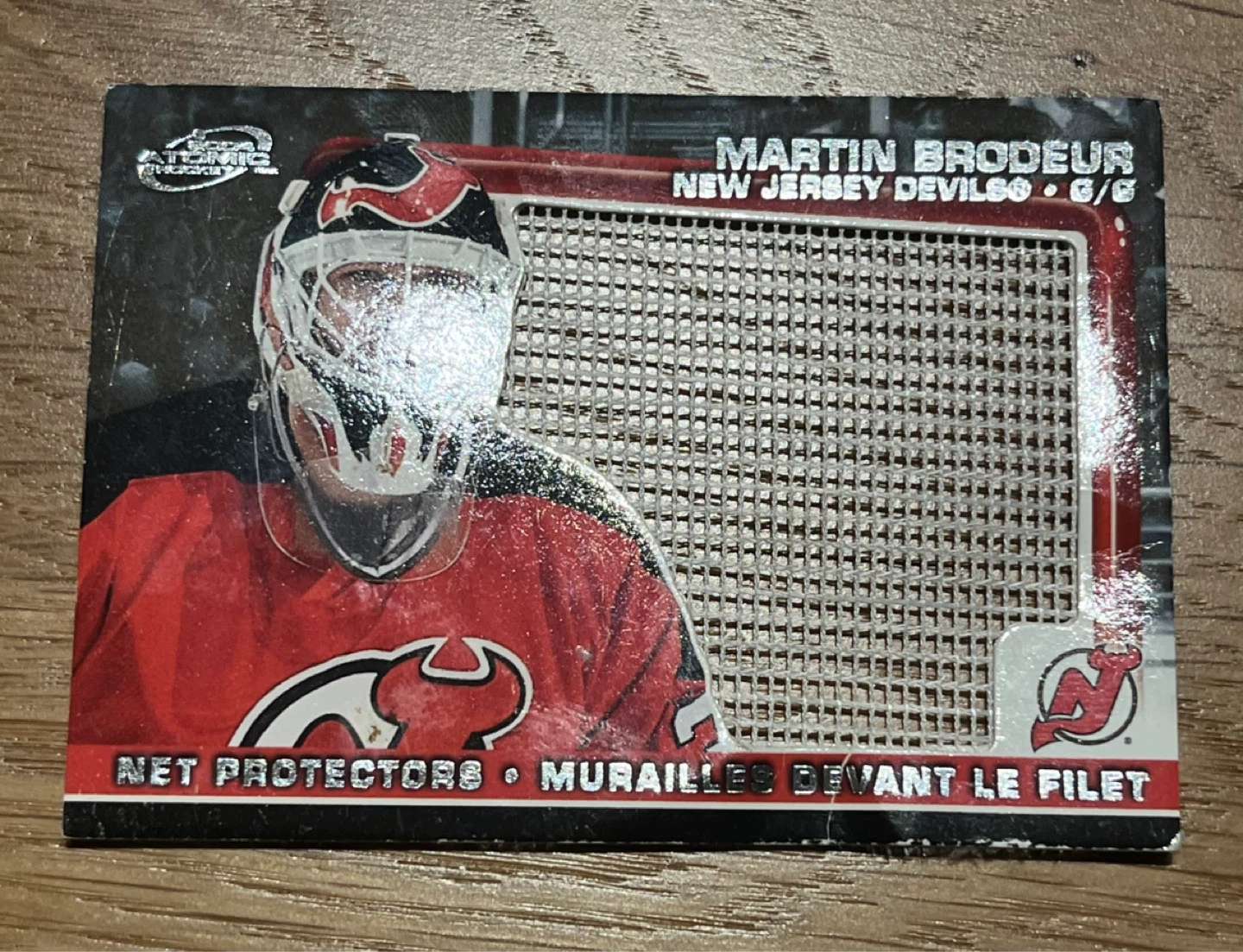 Martin Brodeur New Jersey Devils 2004 Atomic Hockey Card