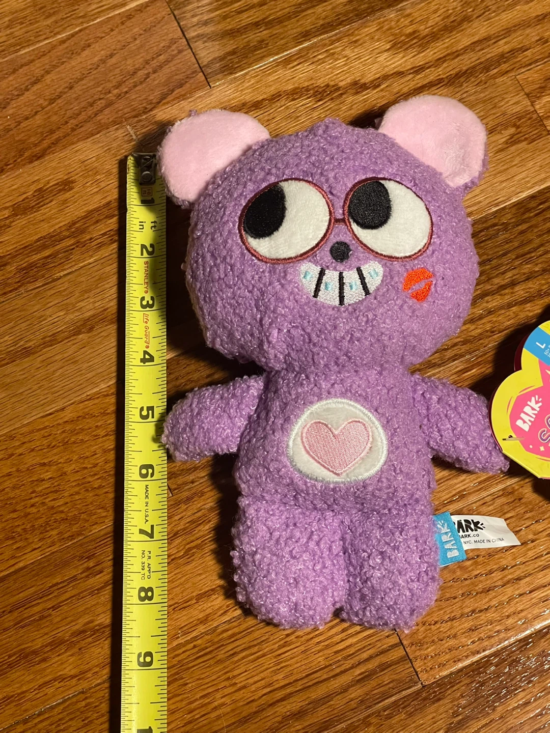 Bark Square Bear Dog Toy