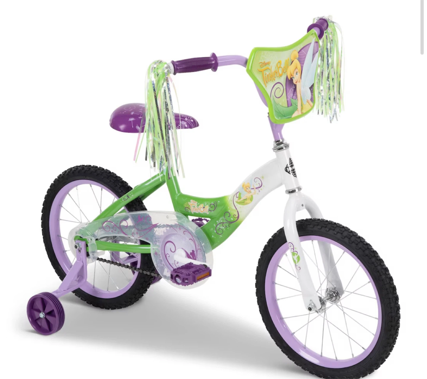 Disney Tinkerbell Kids Bike - Purple and Green - photo 2