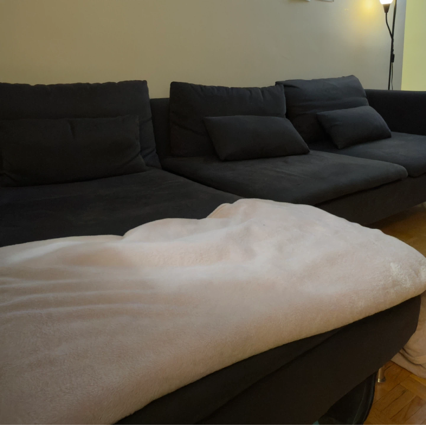 IKEA SÖDERHAMN Sofa with chaise lounge