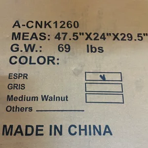 A-CNK1260 Desk - Medium Walnut