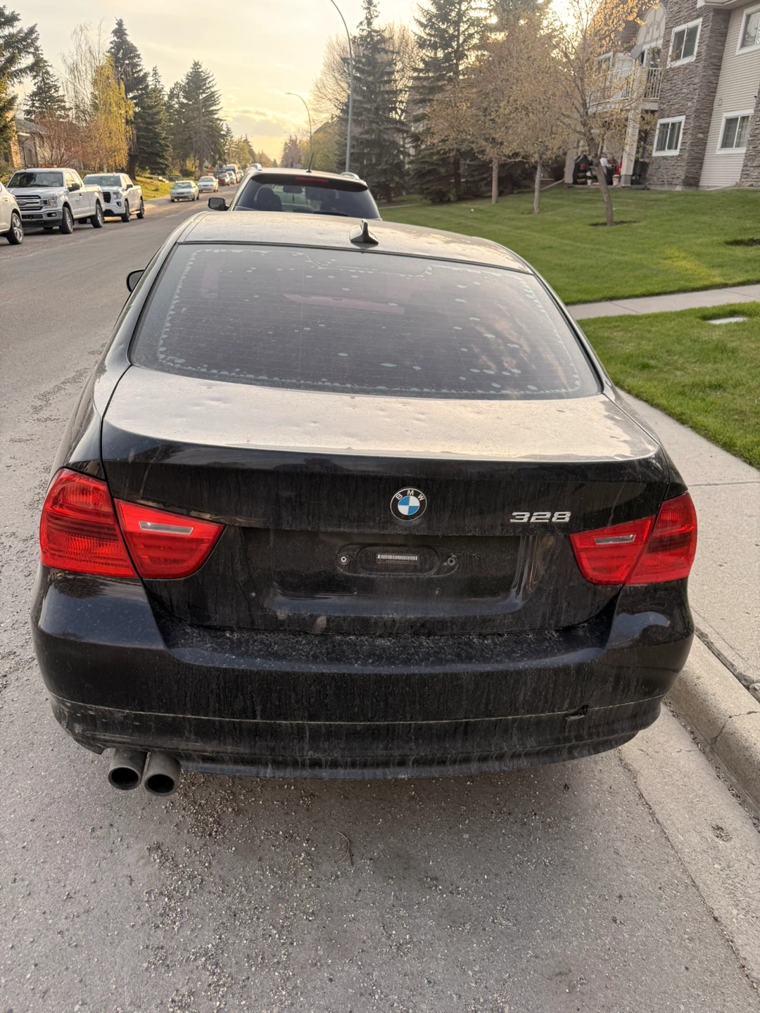 Black BMW 328i Sedan