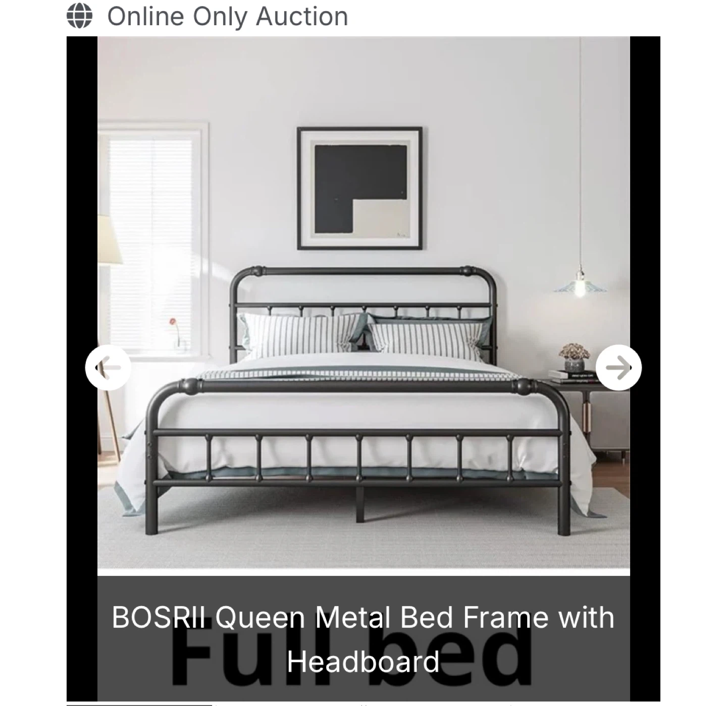 BOSRIl Queen Metal Bed Frame