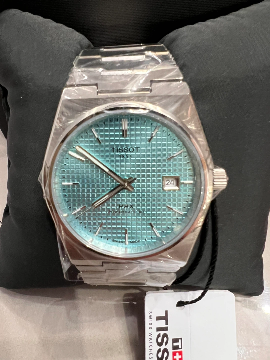 Tissot PRX Automatic Watch - Teal Dial