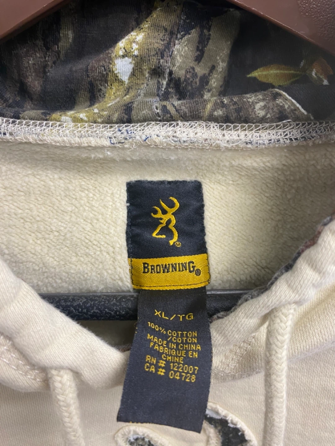 Browning Camo Buckmark Logo Pullover Hoodie Men’s - XL - photo 4