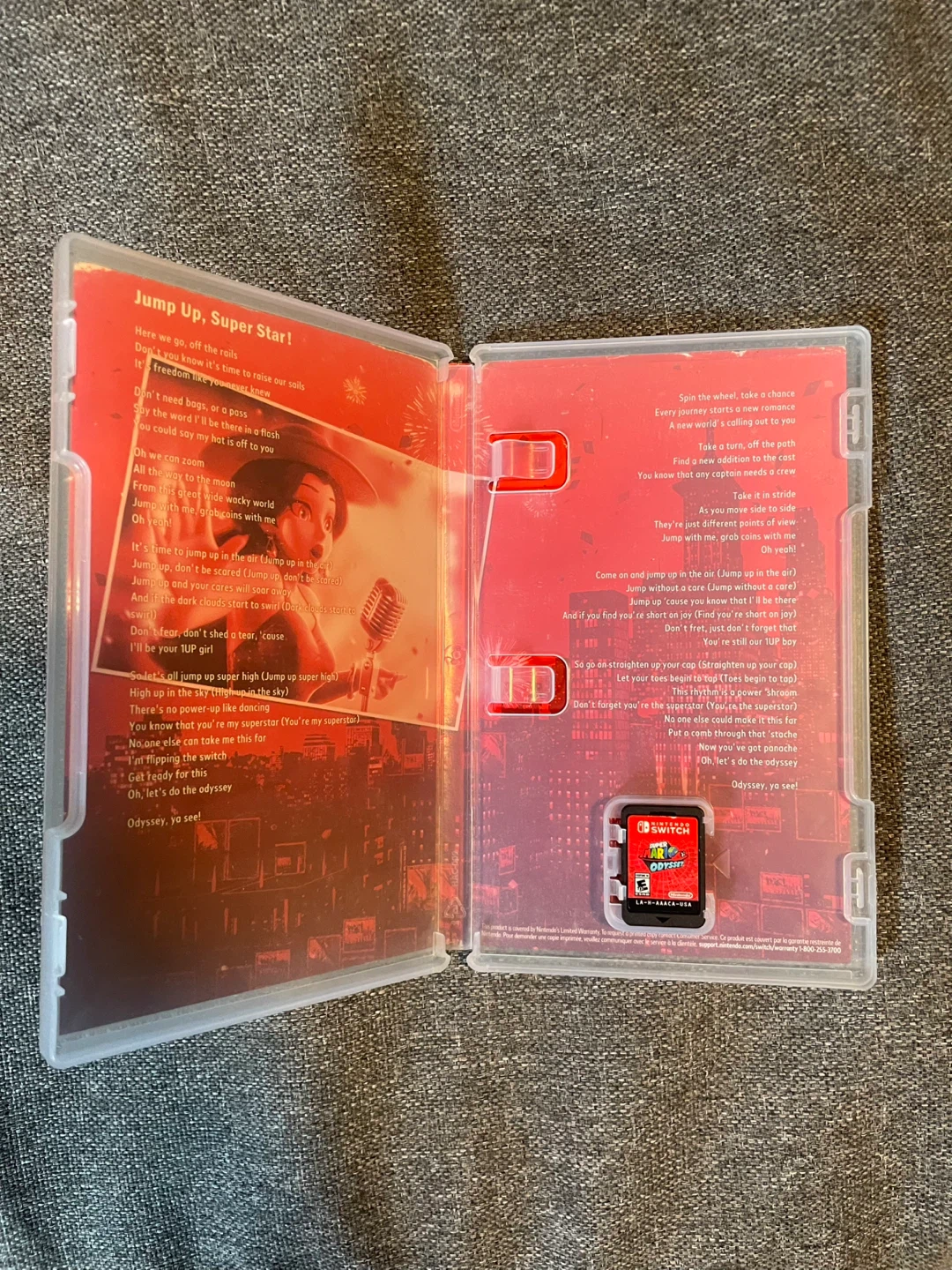 Nintendo Switch Super Mario Odyssey Game - photo 3