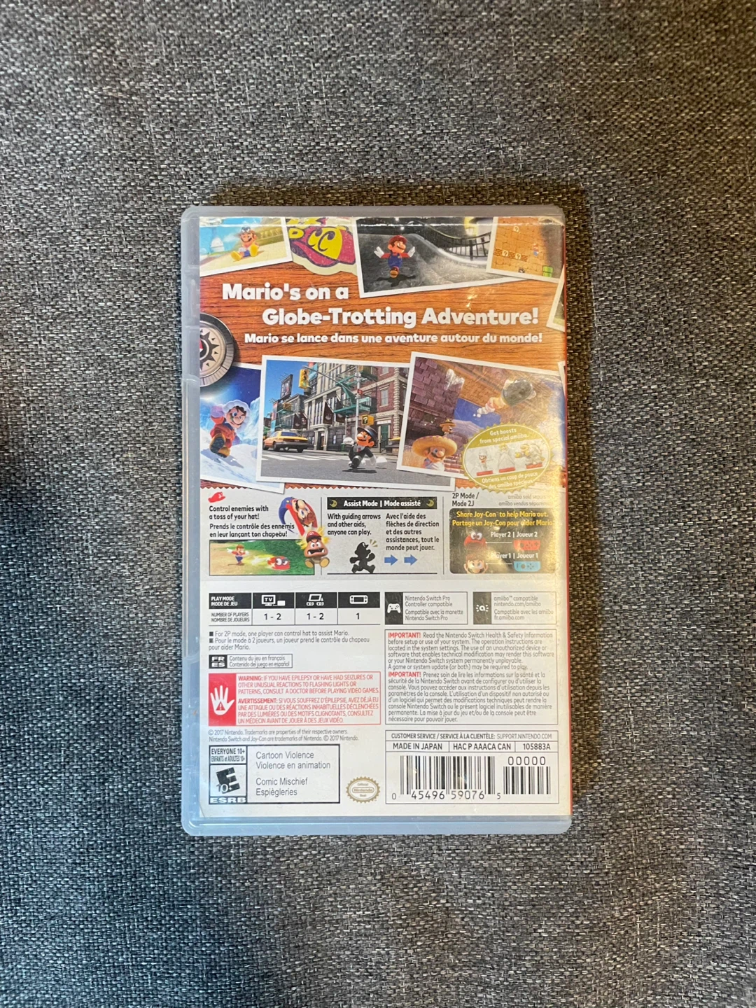 Nintendo Switch Super Mario Odyssey Game - photo 2