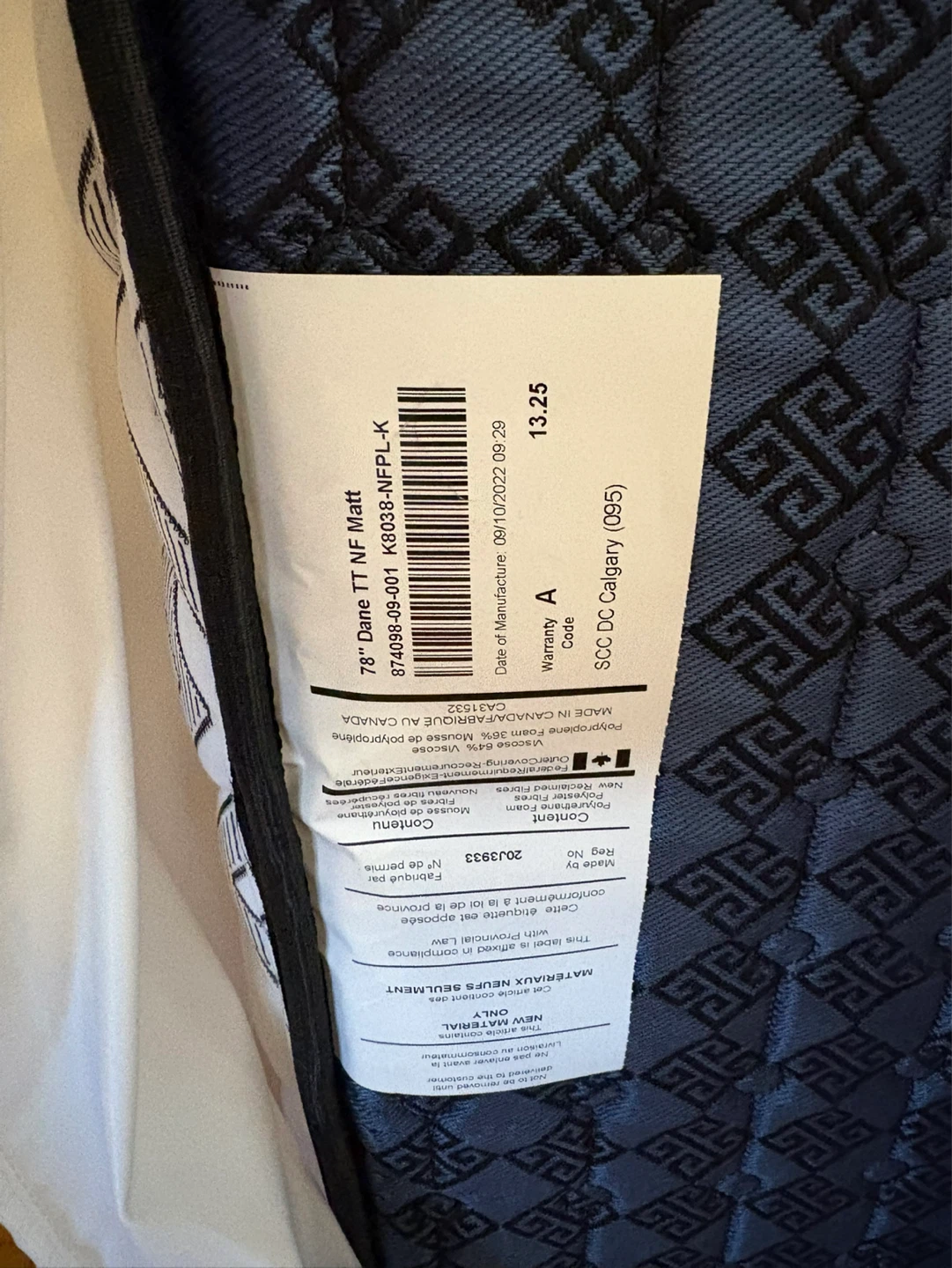 King size Kingsdown mattress - photo 3