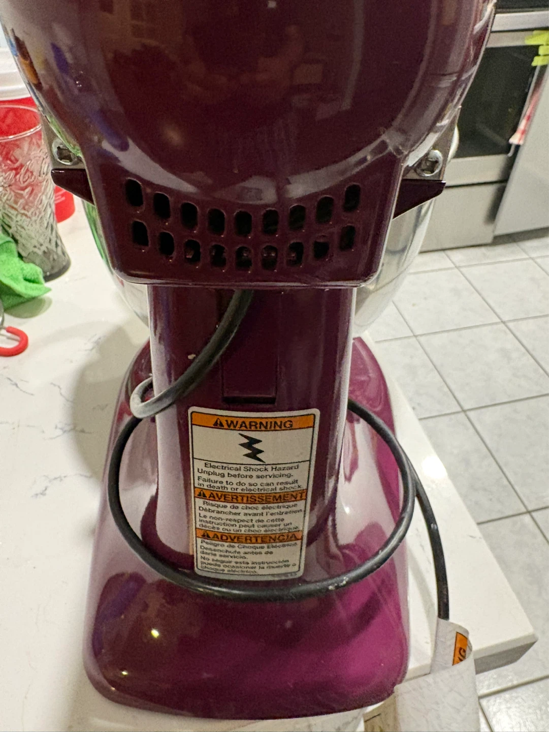 KitchenAid Artisan Stand Mixer - Purple - photo 3
