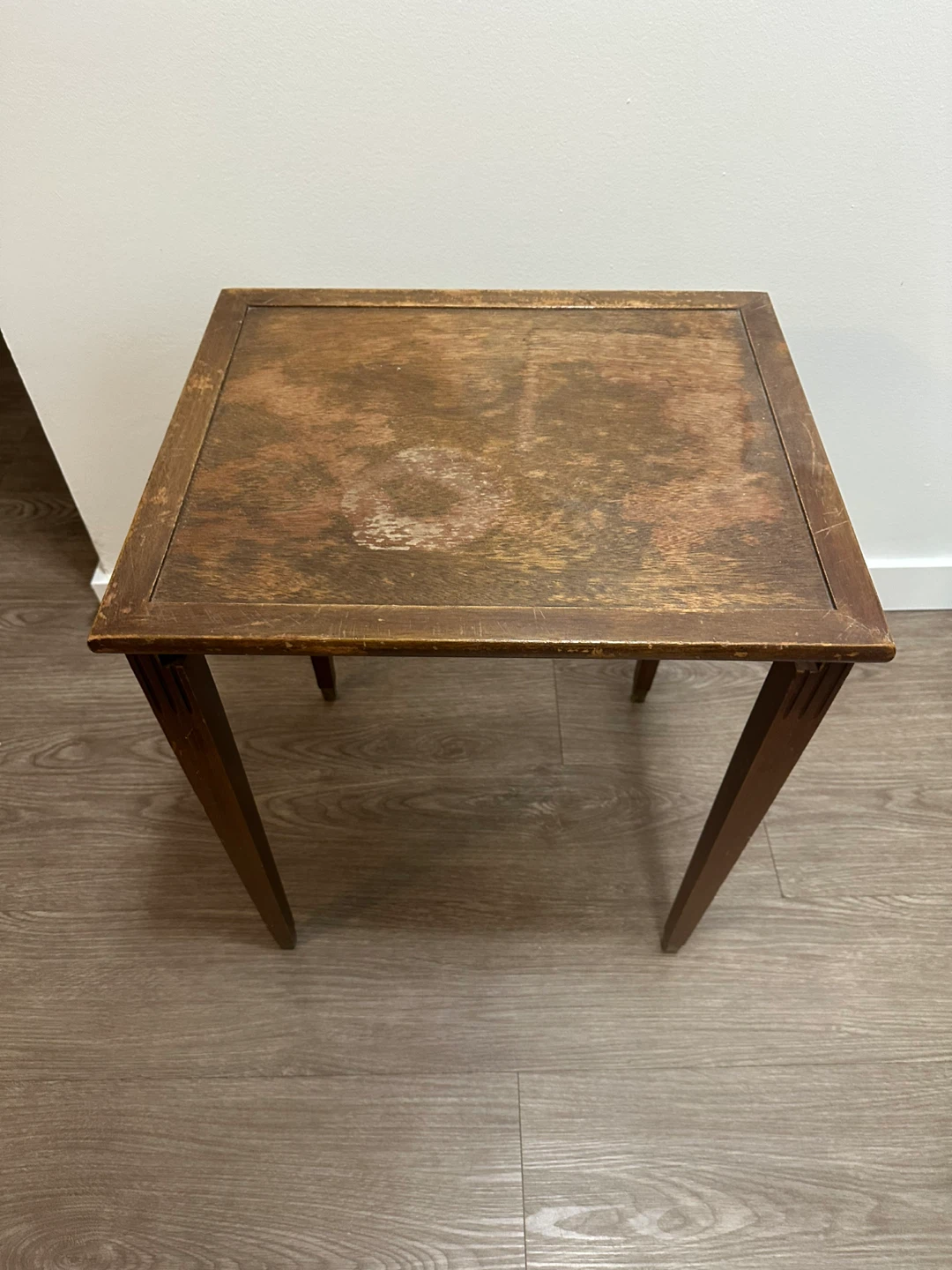 Vintage Wooden Side Table - photo 2