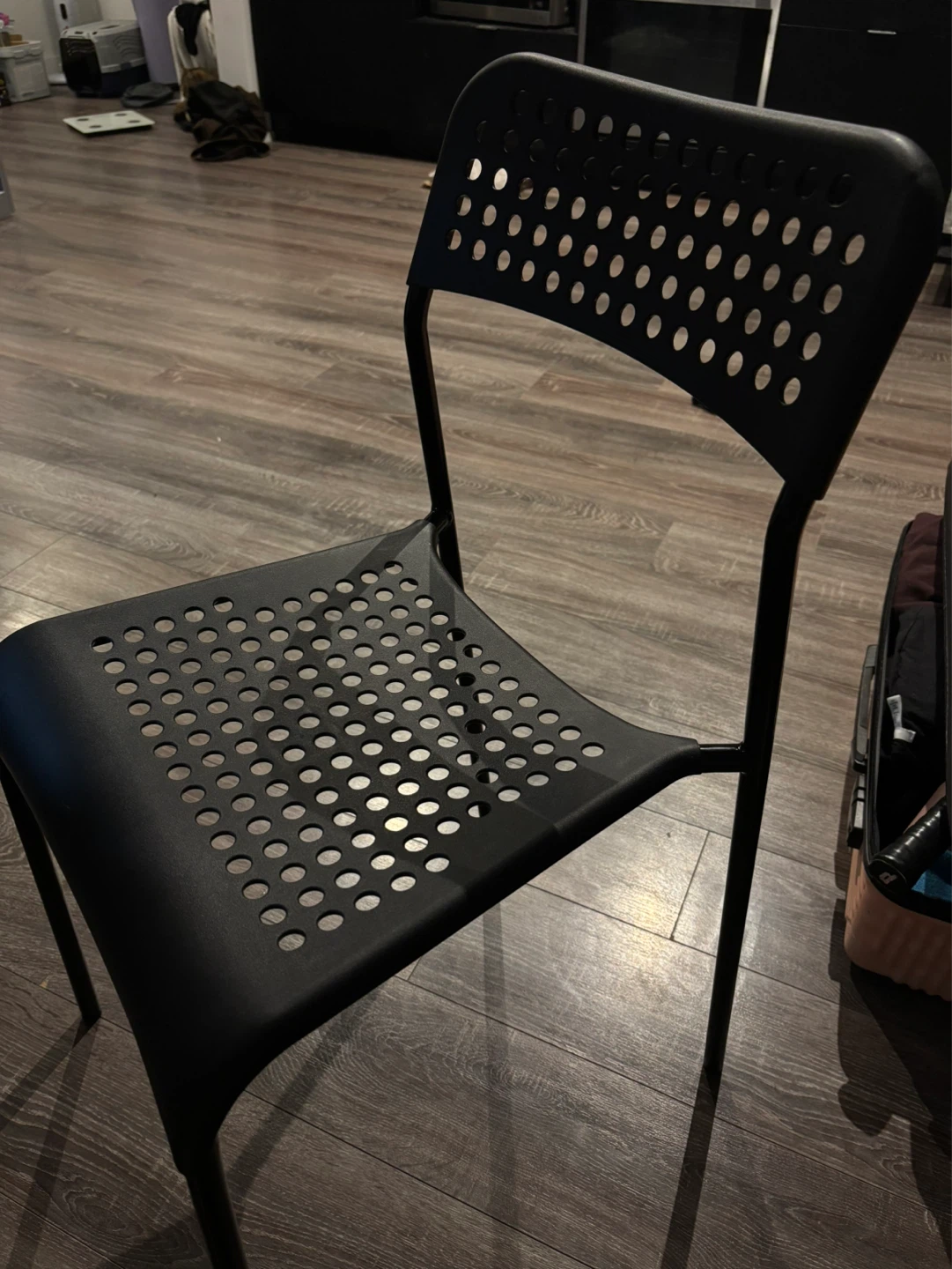 IKEA SANDSBERG Black Table and Chairs Set - photo 4