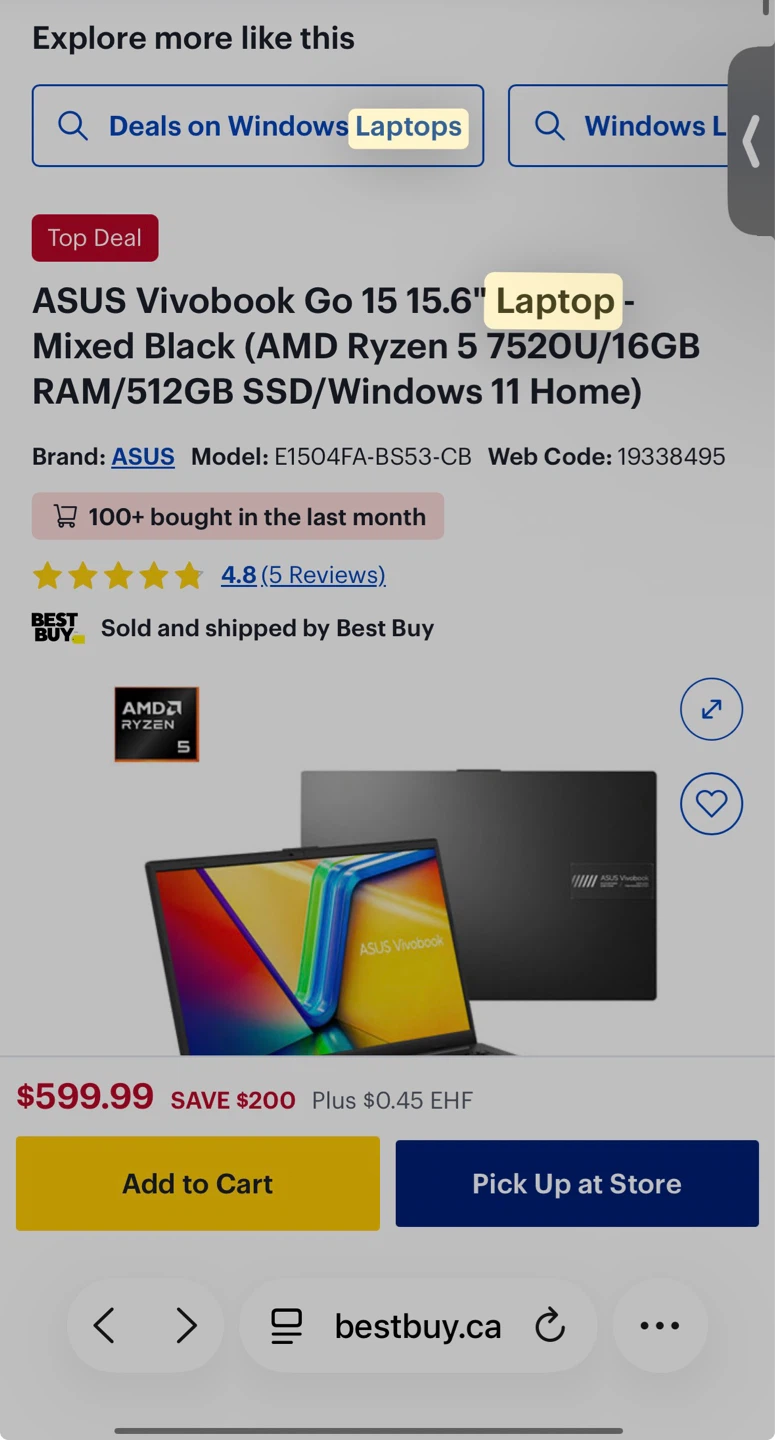 ASUS Vivobook Go 15 Laptop - photo 2