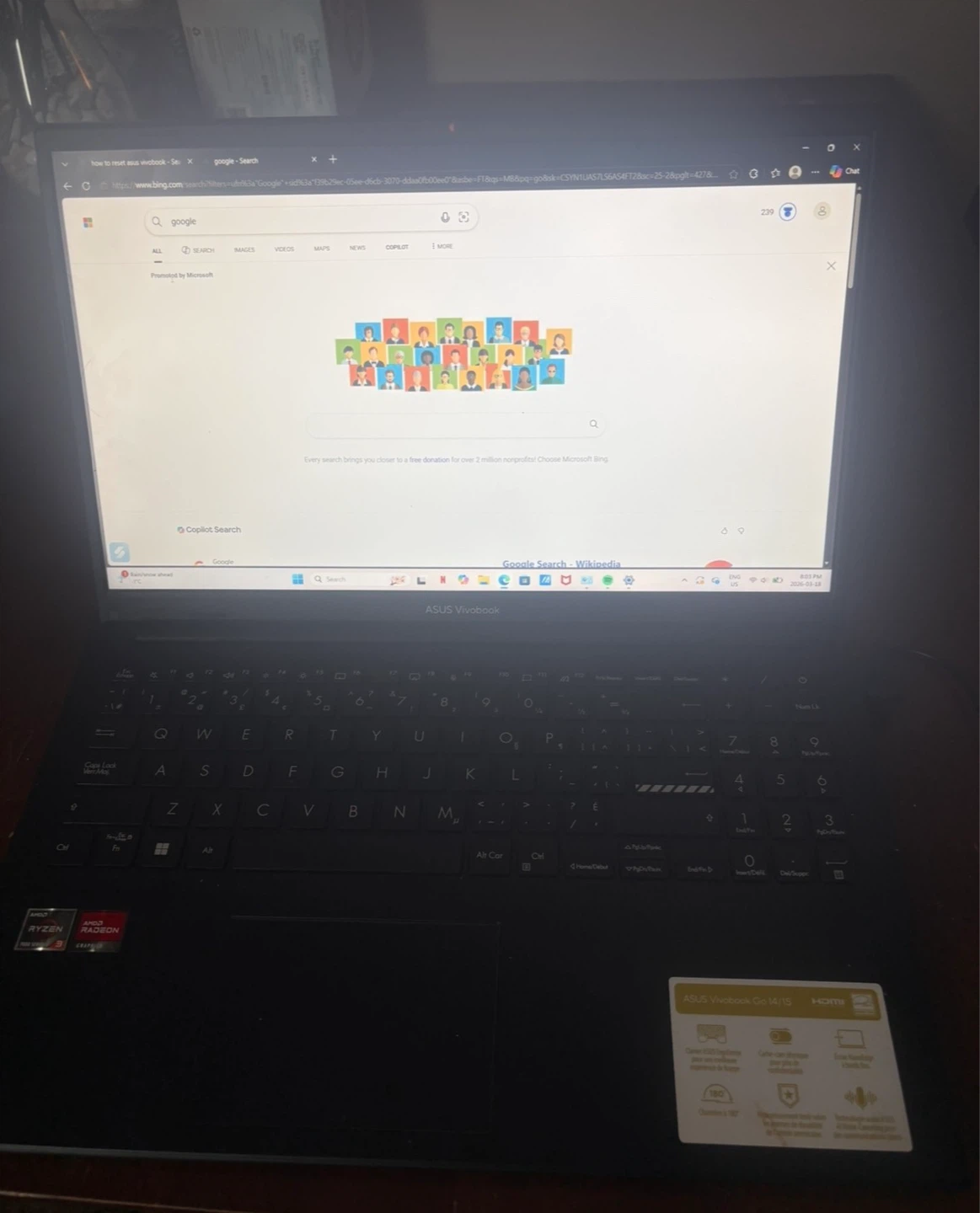 ASUS Vivobook Go 15 Laptop