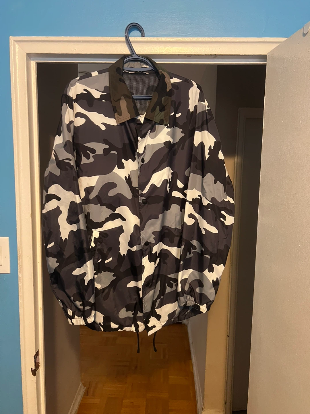 Valentino Camo Windbreaker Jacket – Size 54 (US 44)