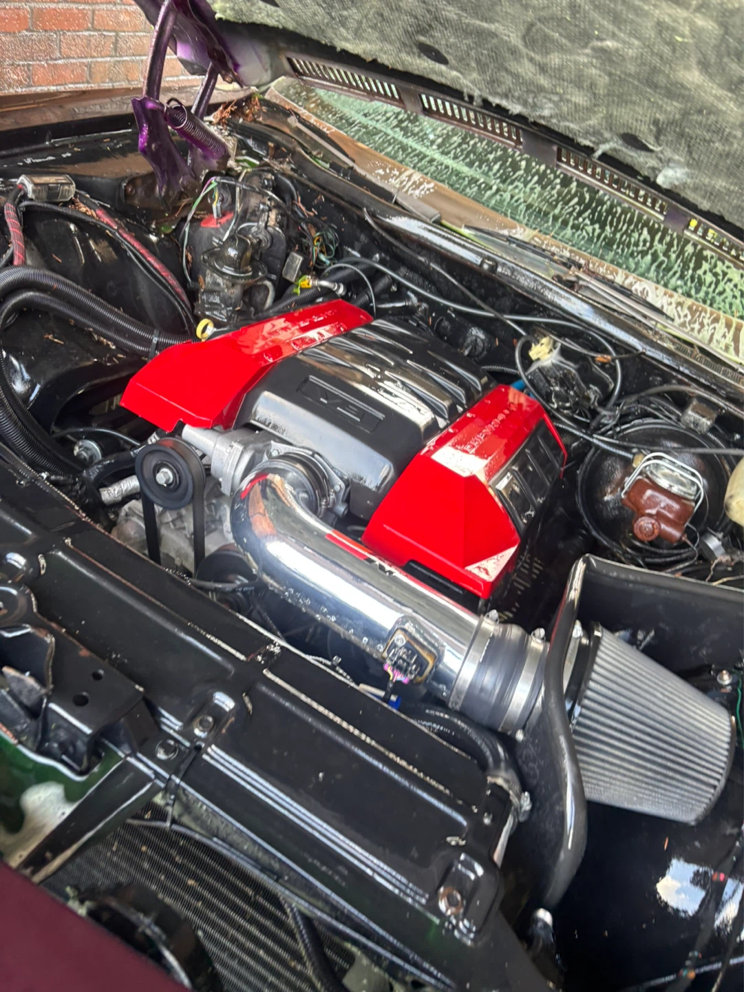 Custom Chevy Engine with K&N Intake - photo 4