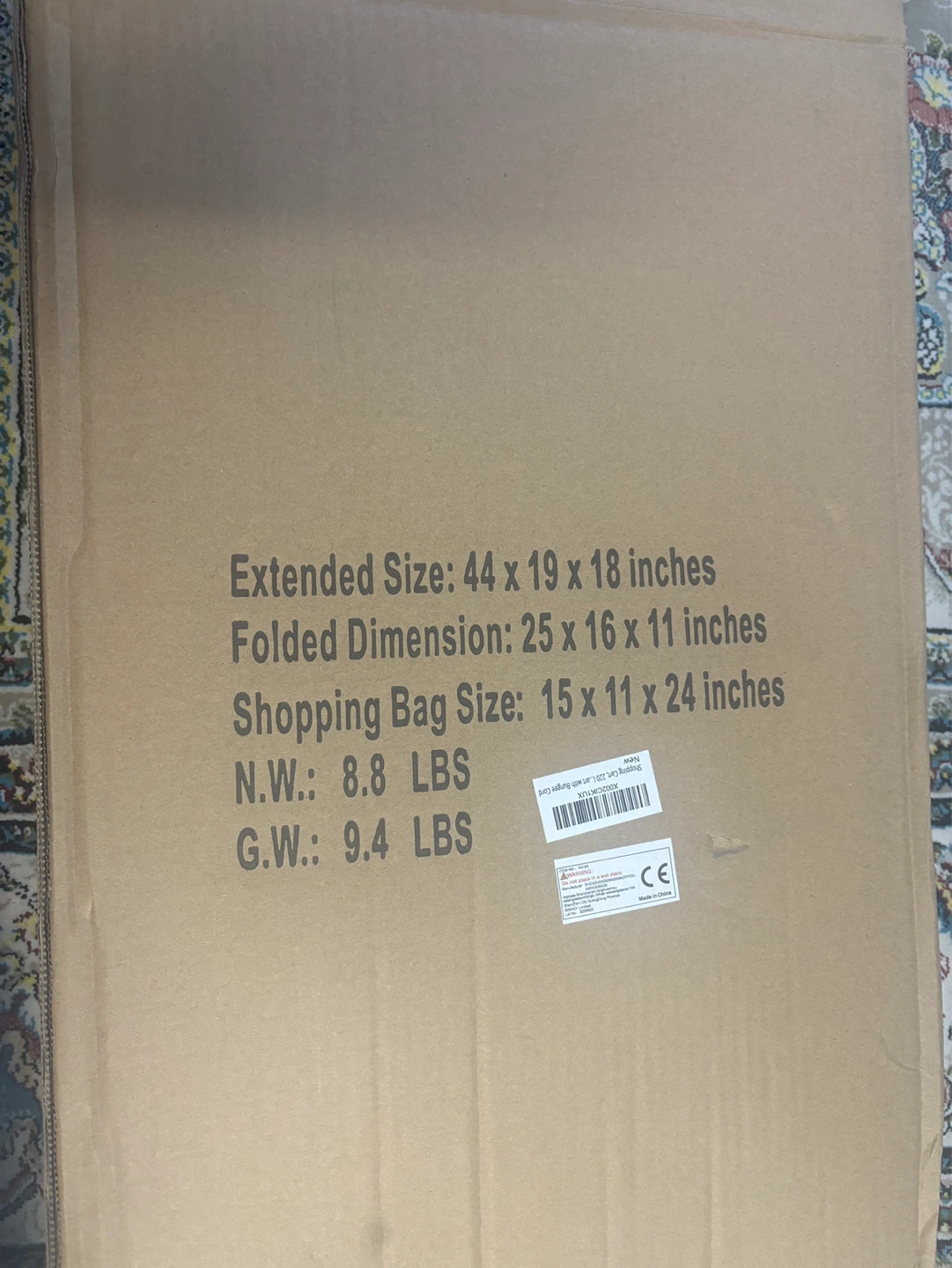 Lenbest Super Loading Stair Climber Grocery Cart - photo 3