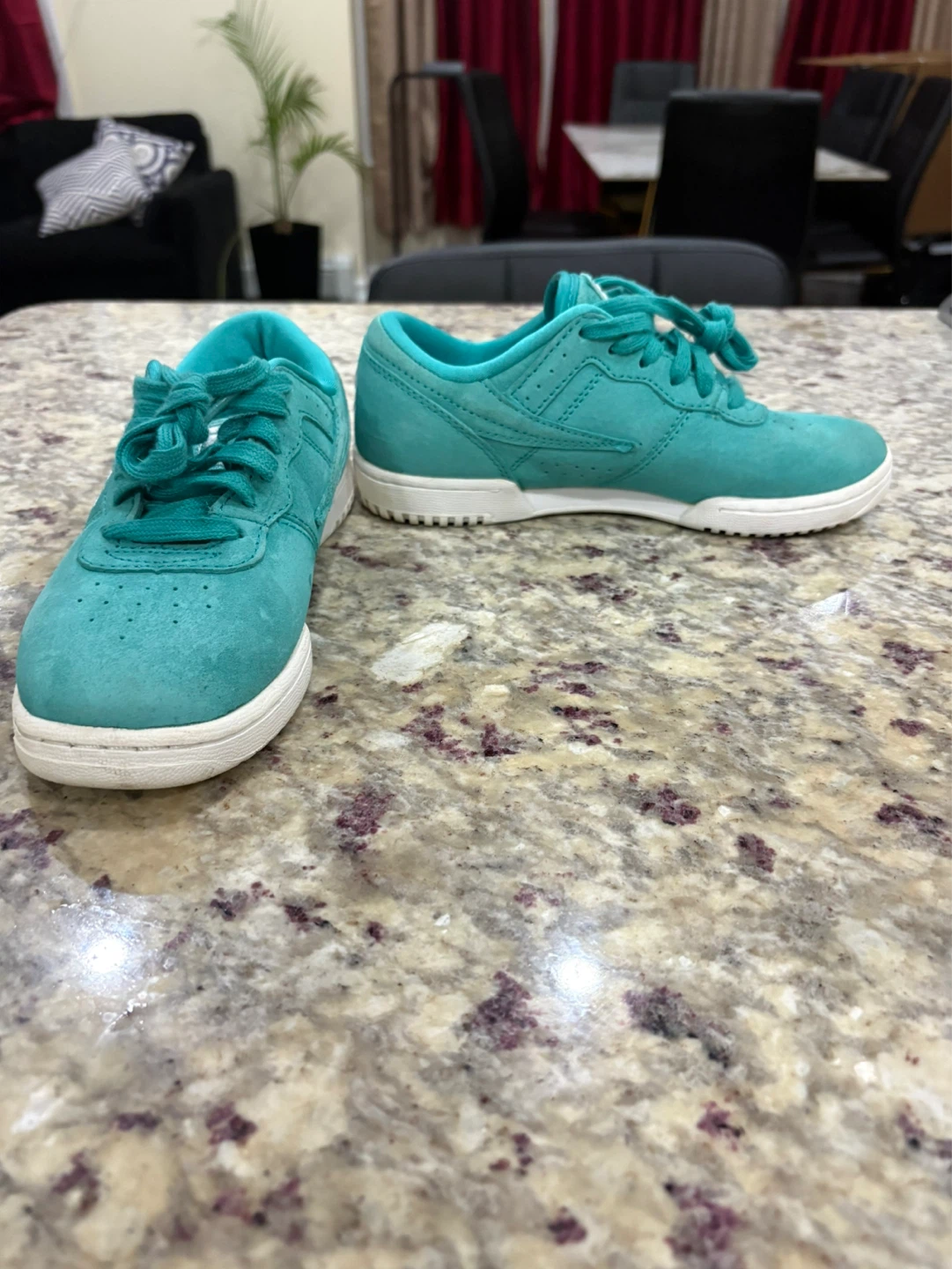 Turquoise Fila Sneakers size 5.5 - photo 3