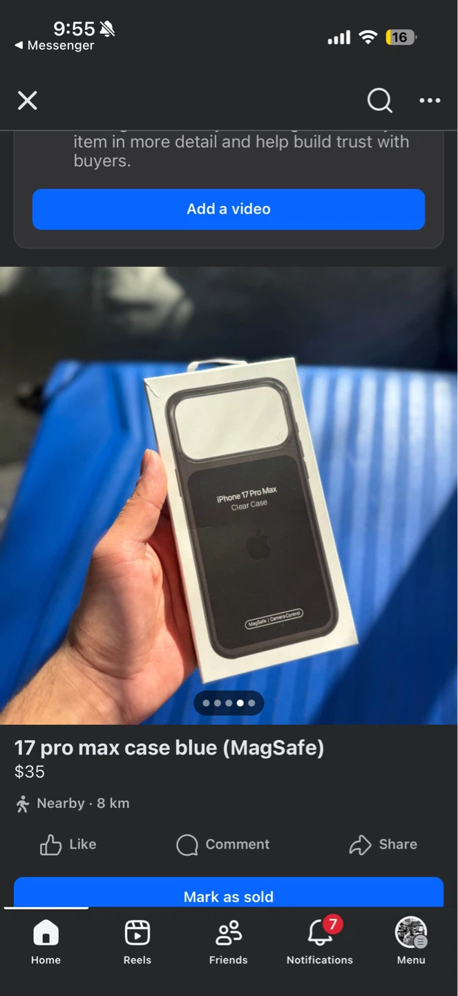 iPhone 17 Pro Max Clear Case (MagSafe)