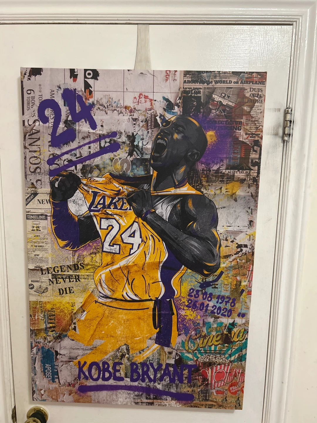 Kobe Bryant "Legends Never Die" Art Print