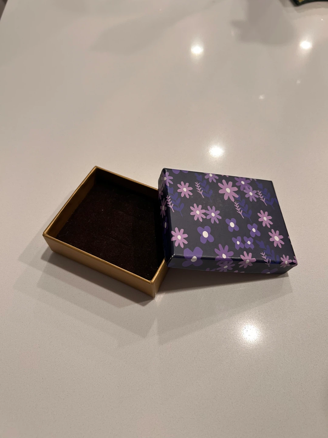 Small Floral Jewelry Box