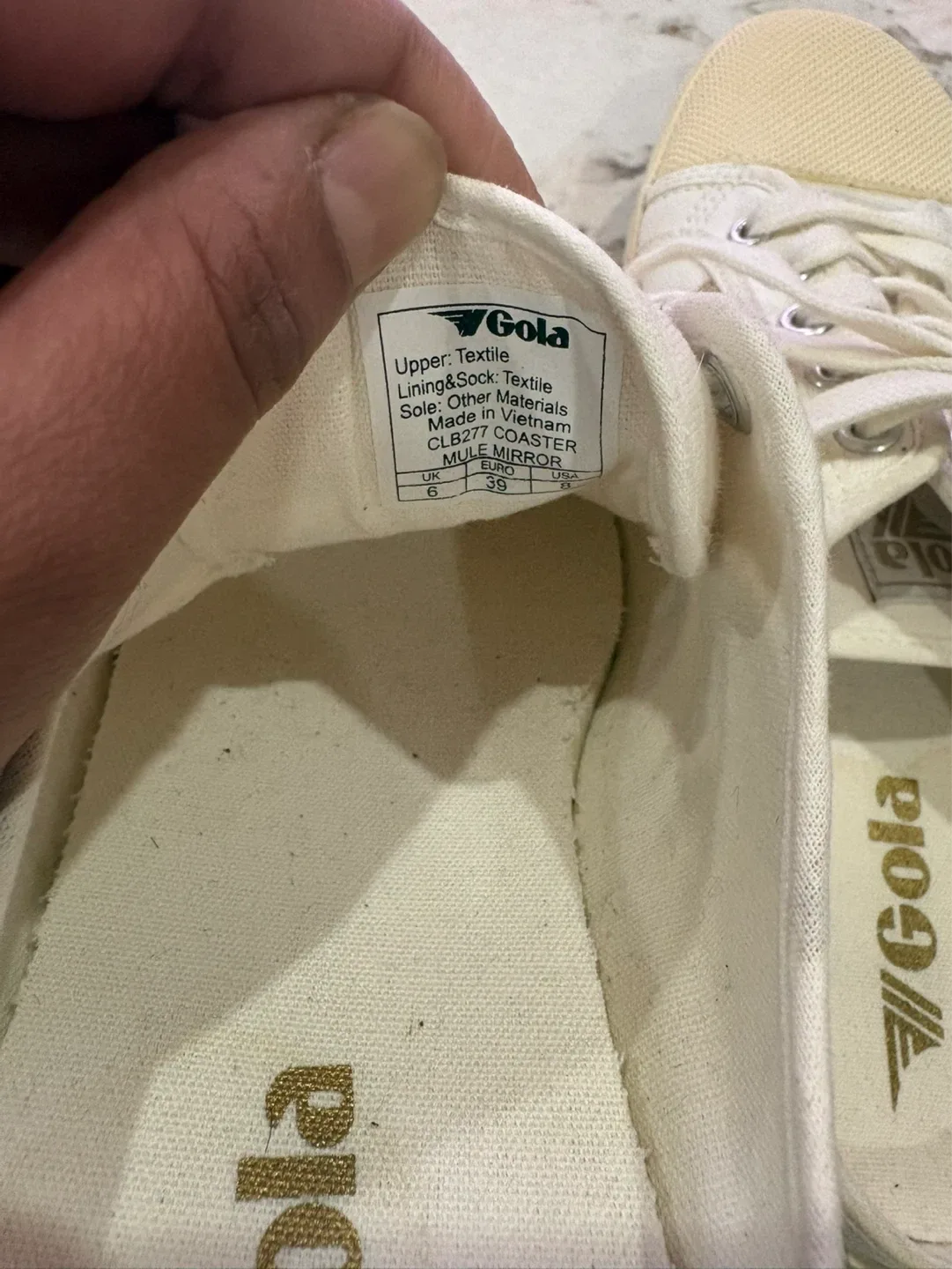 Gola Mule Mirror Sneakers size 8 us - photo 5