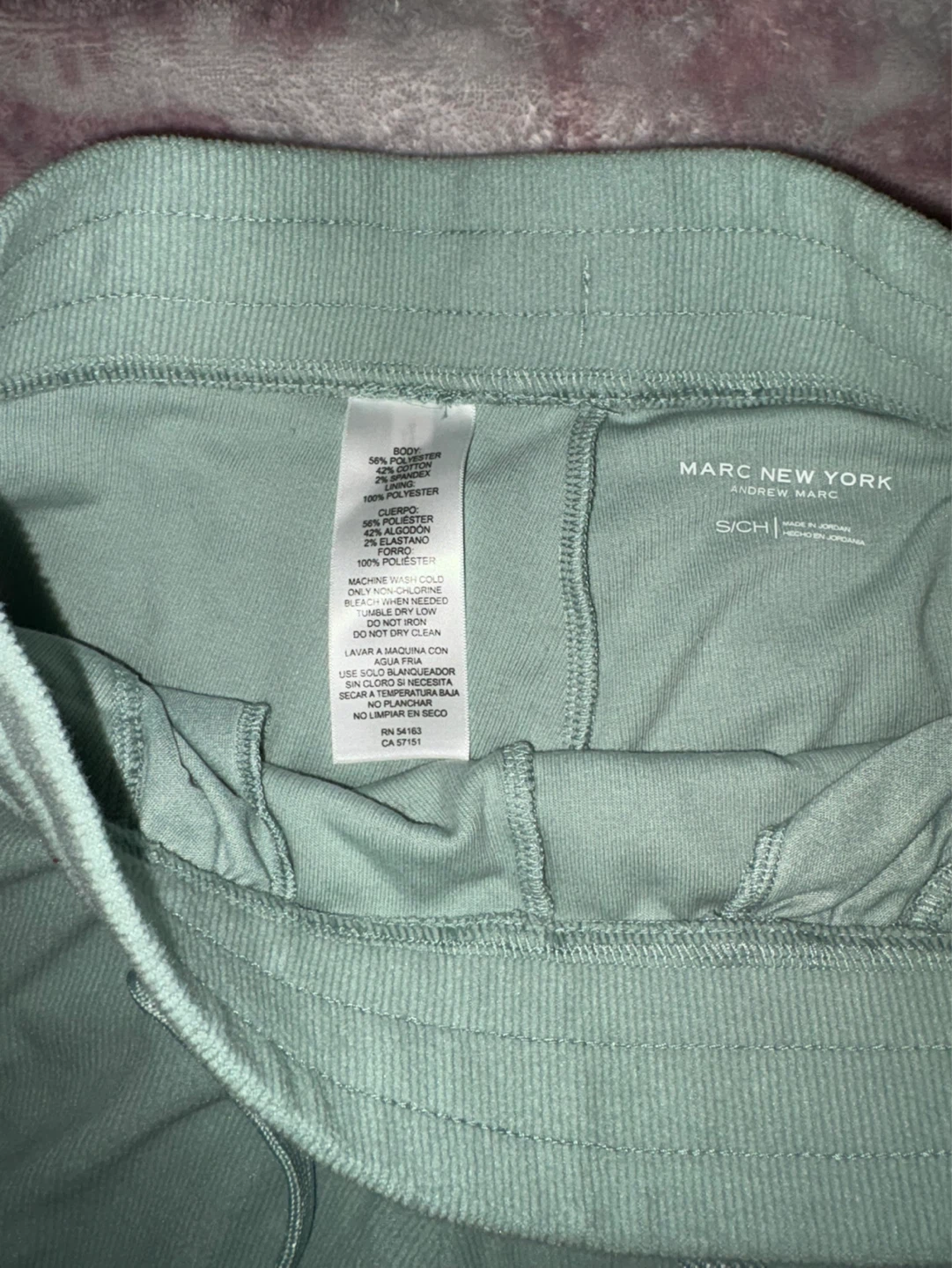 Marc New York Andrew Marc  Joggers Sweatpants Size S Green - photo 3