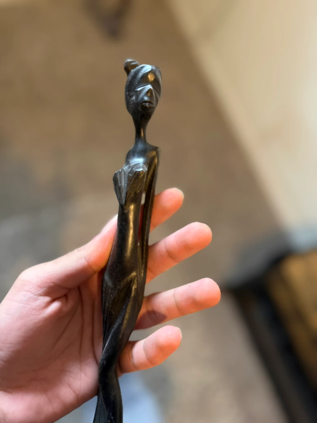 Wooden Figurine - Tall Woman - photo 3