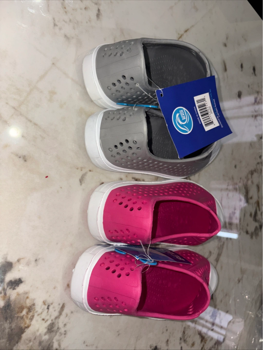 Blue Water Beach Water Shoes - Pink & Grey - photo 3