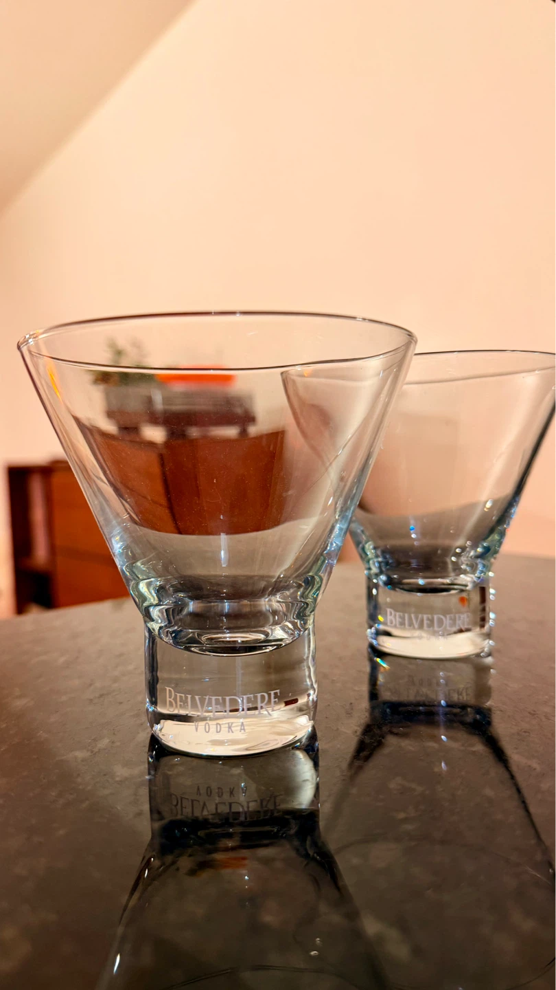 Belvedere Vodka Martini / Cocktail Glasses – Set of 2 - photo 2
