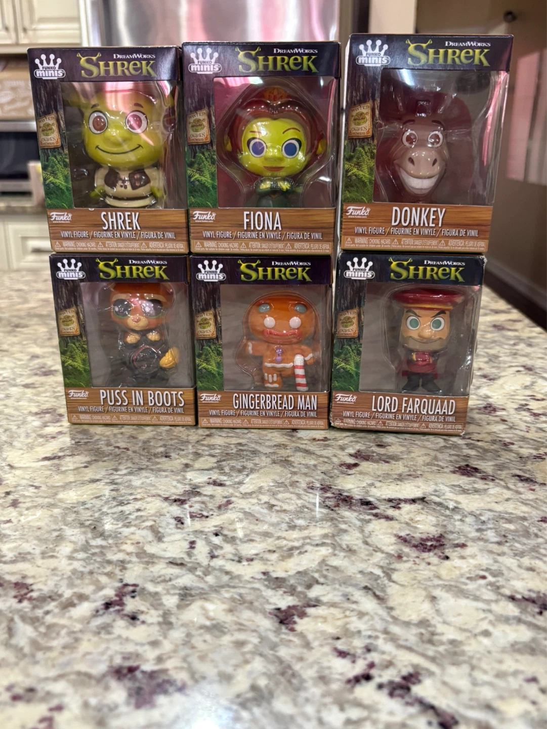 Funko Pop! Shrek Mini Vinyl Figures (Set of 6)