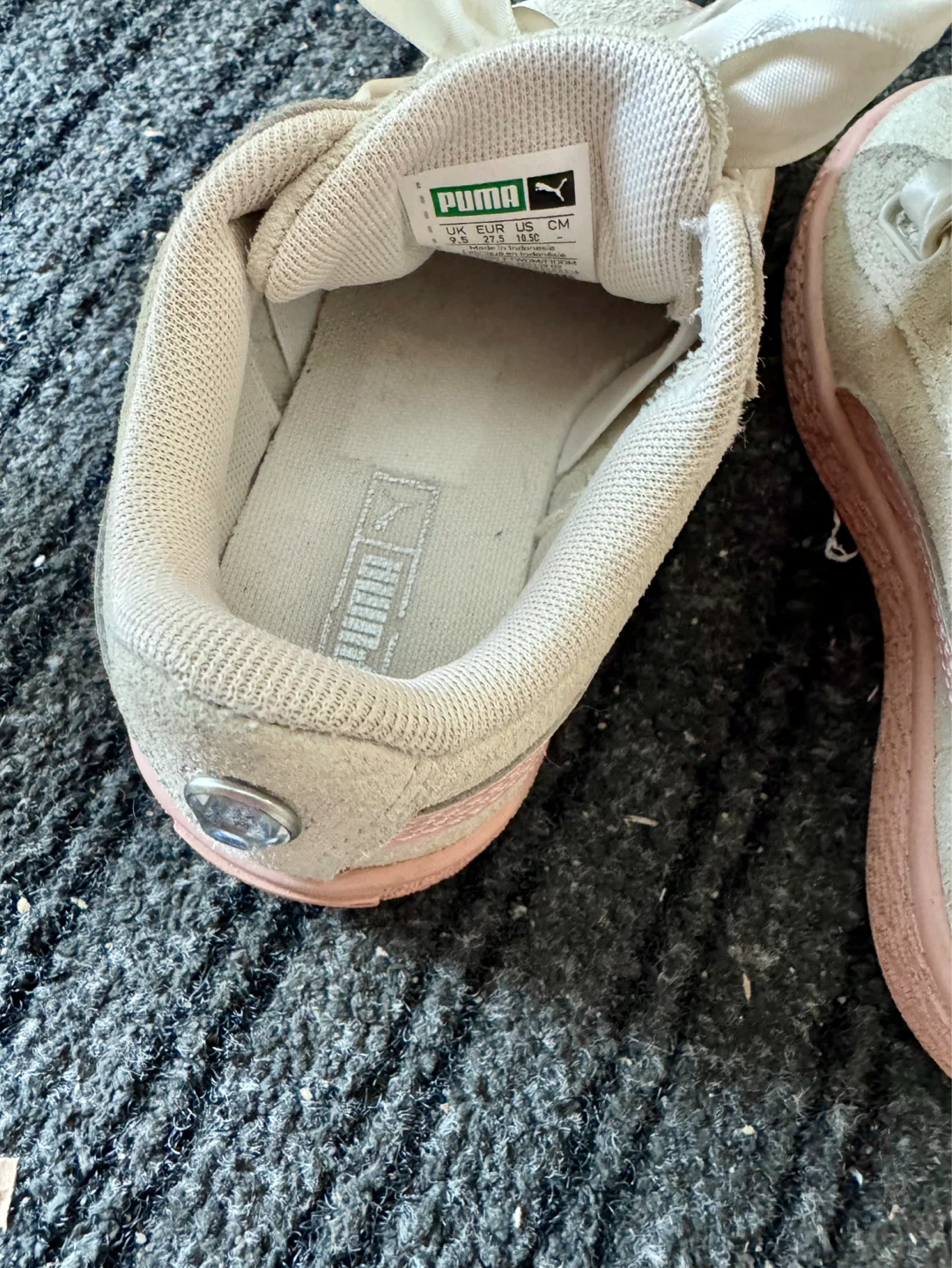 FREE Puma Suede Pink Toddler Sneakers 10.5c - photo 2