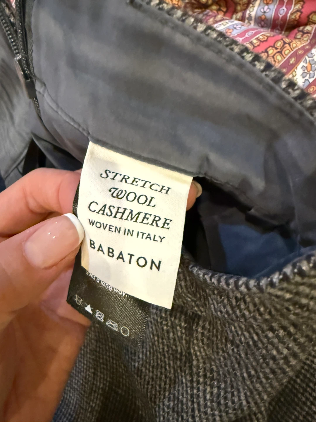 Babaton Stretch Wool Cashmere Dress Pants Size 8 - photo 4