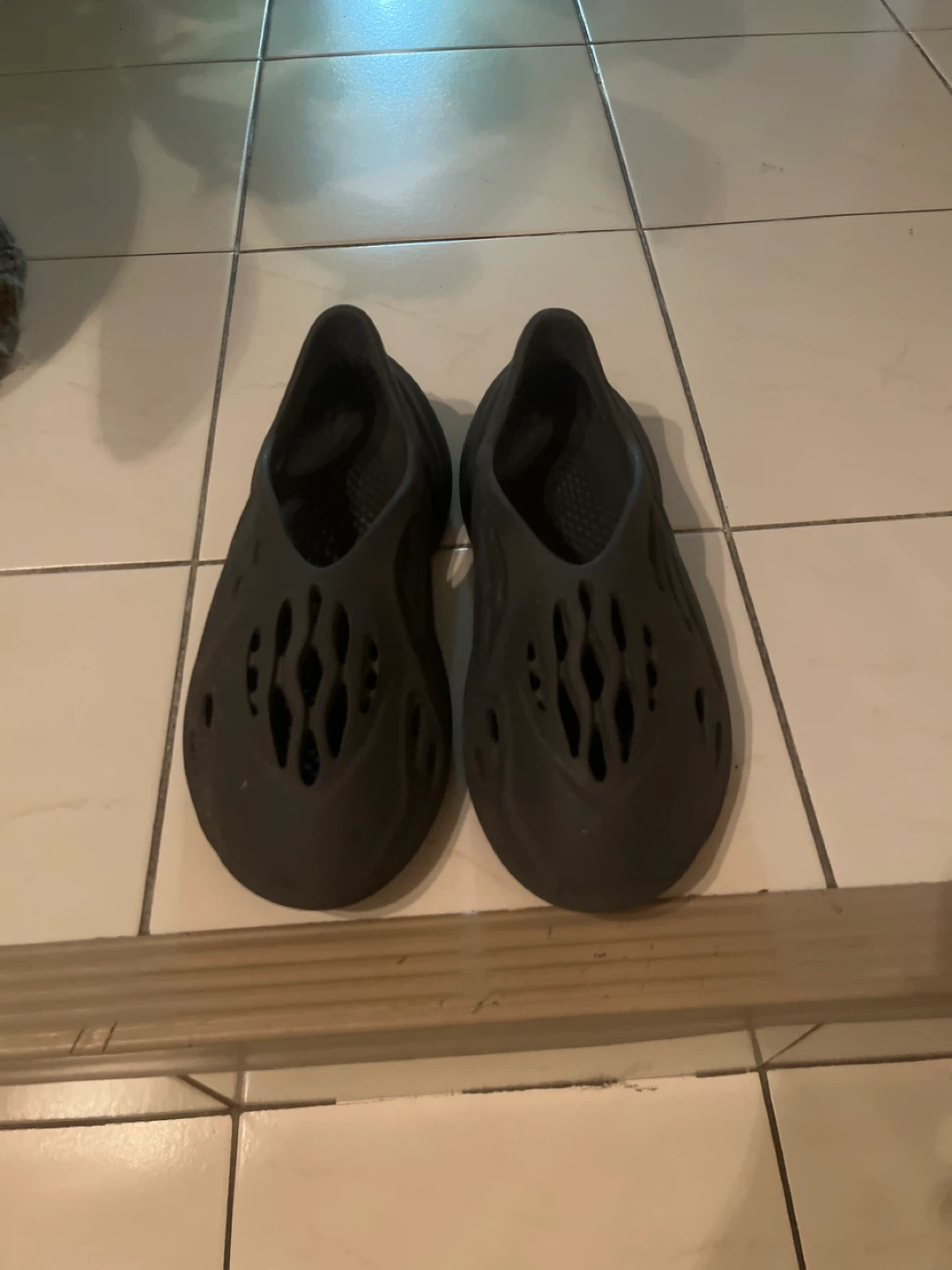 Black Yeezy Foam Runner Shoes