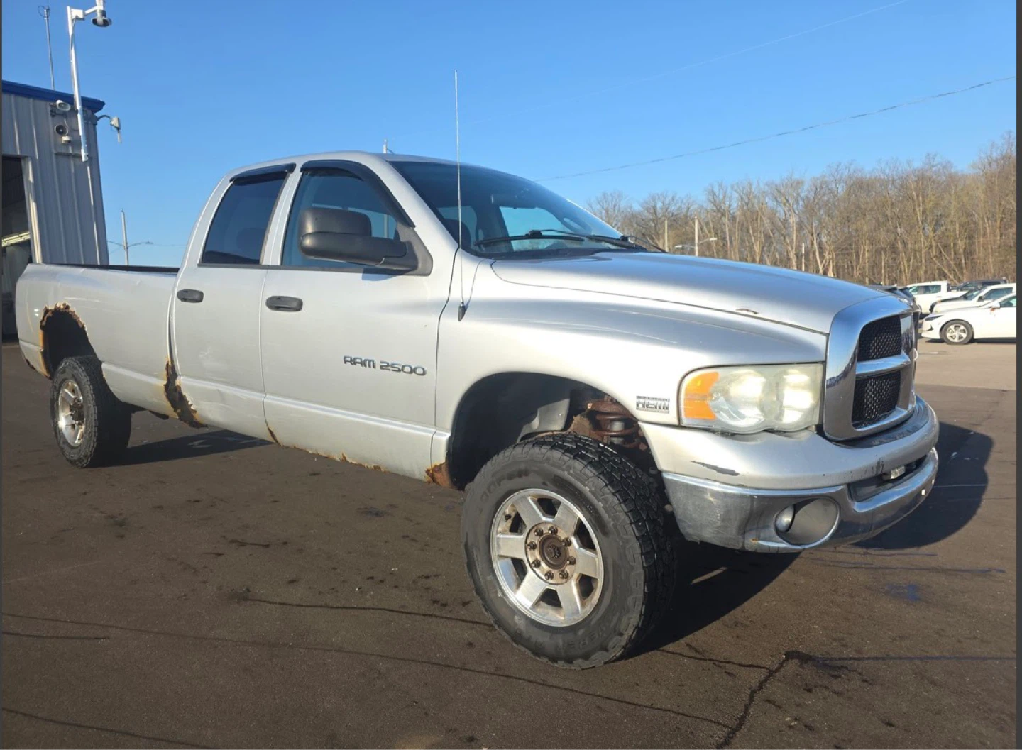 Silver Dodge Ram 2500 Pickup Truck - photo 2