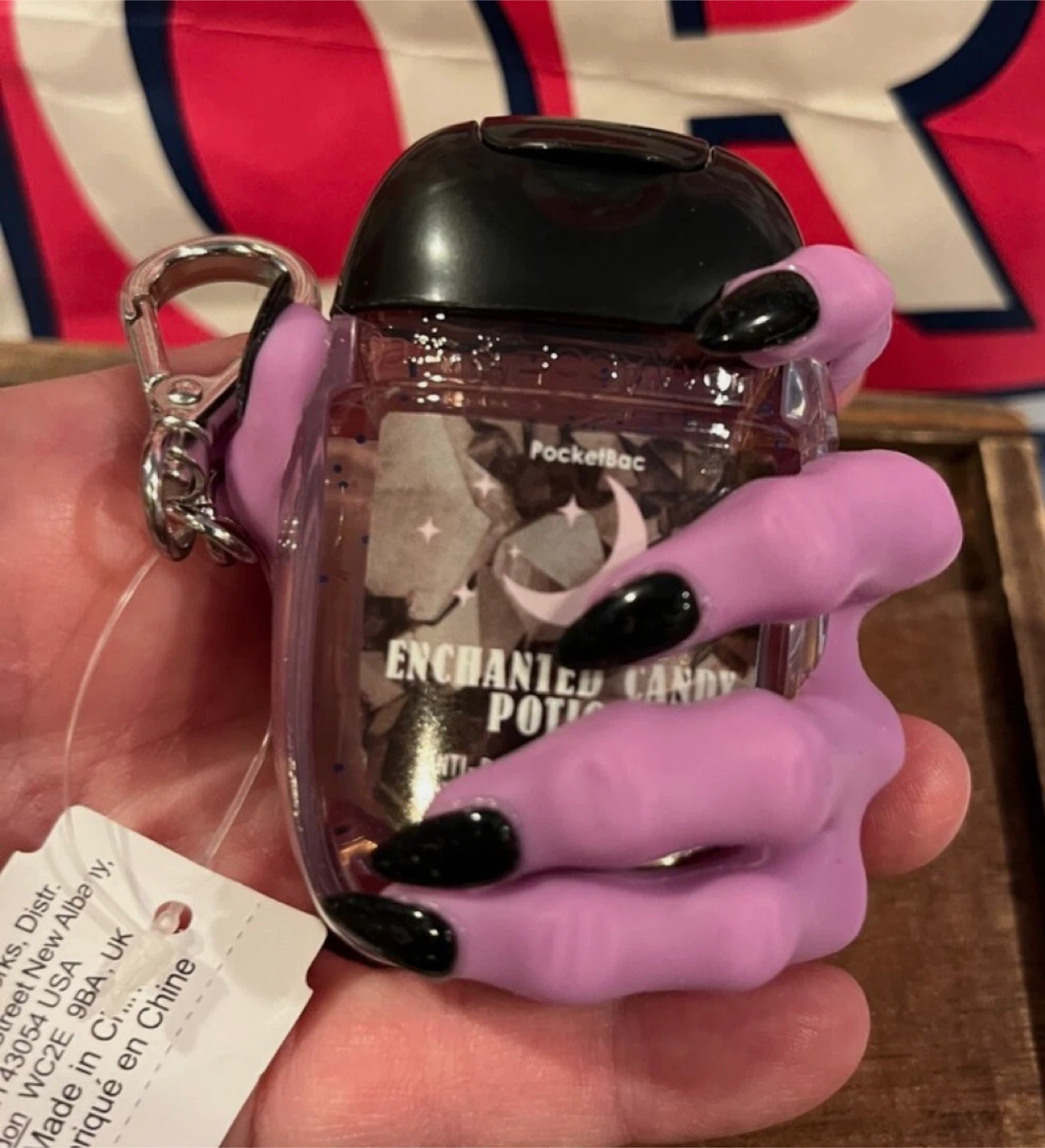 PocketBac Hand Sanitizer Holder - Purple Witch Hand - photo 2