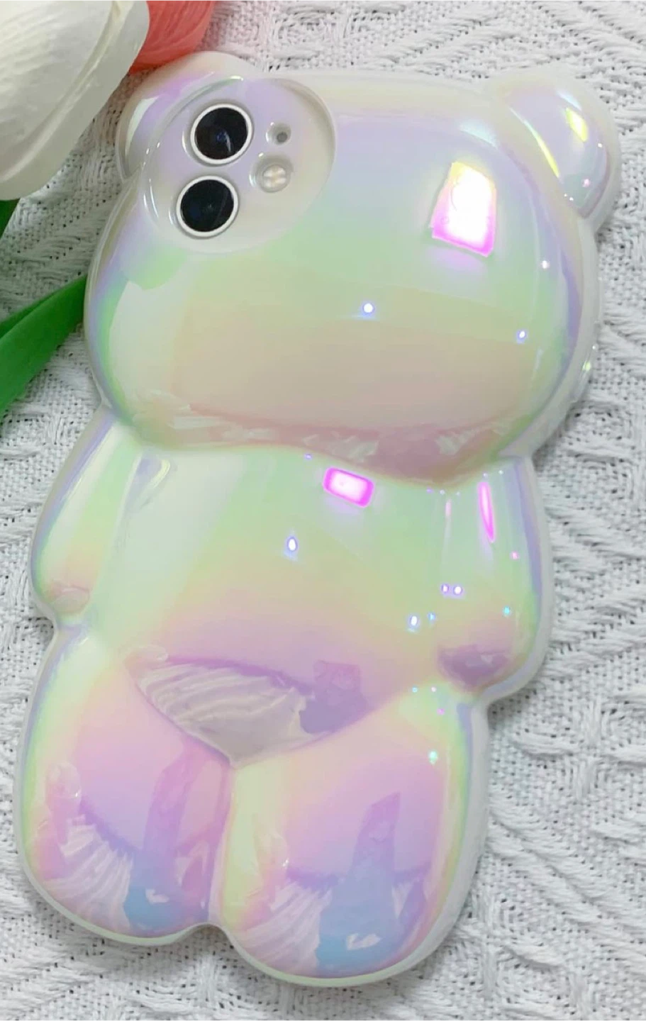 Iridescent Bear Phone Case