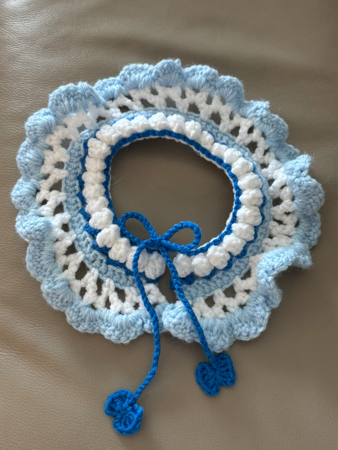 Handmade Crochet Pet Collar